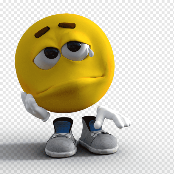 Смайлик грустит