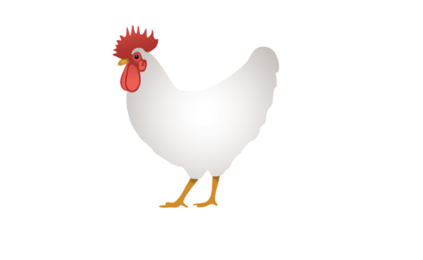 Смайлик курица
