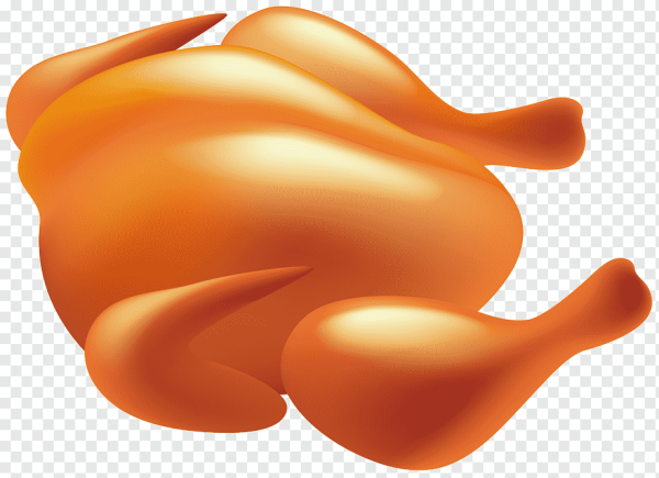 Смешная мультяшная курица