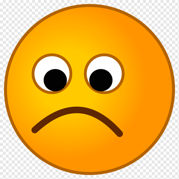 Грустное лицо смайлик