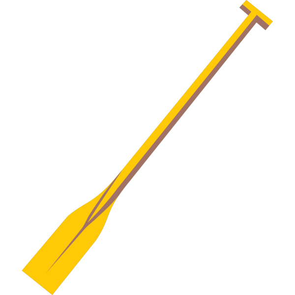 Весло нарисованное