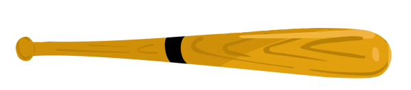 Бейсбольная бита мультяшная