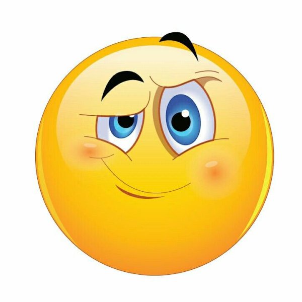 Смайлик с поднятой бровью