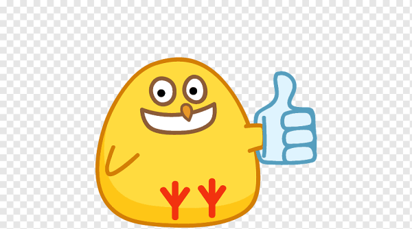 Цыпленок стикер