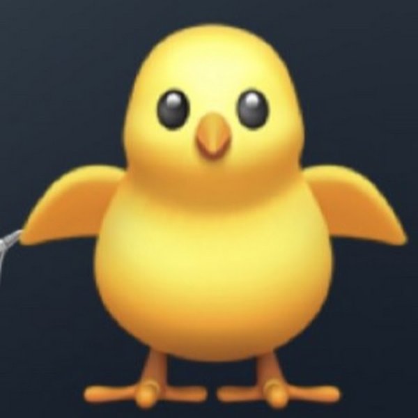 Цыпленок смайлик айфон