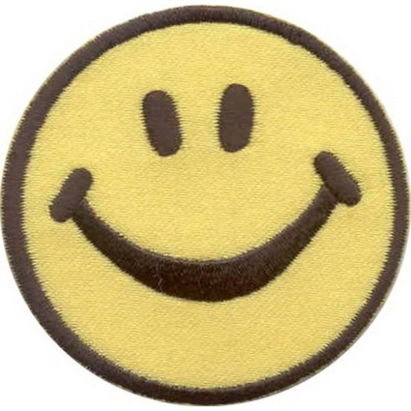 Нашивка красный Смайл