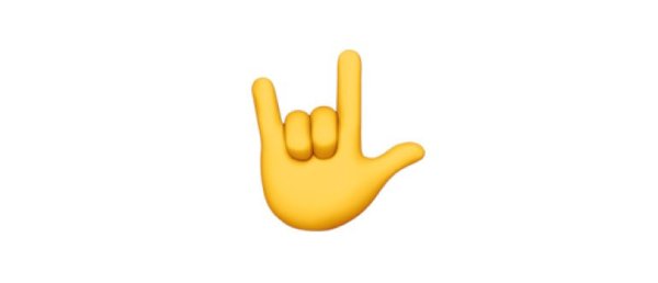 Смайлик рука коза