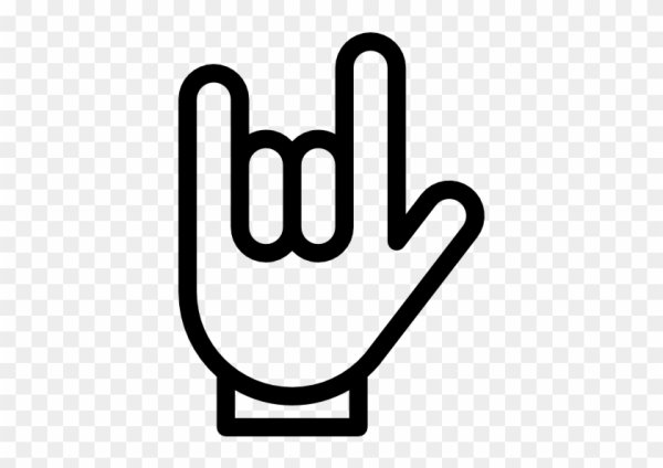 Символы пальцами