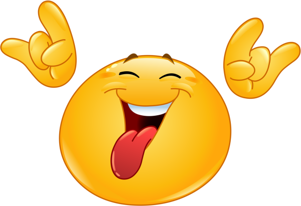 Смайлик дразнилка с языком
