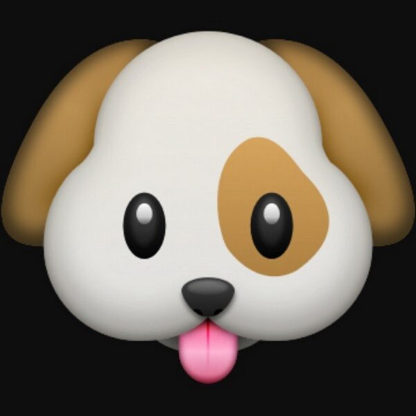 Эмодзи собачка