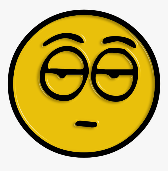 Скучный смайлик