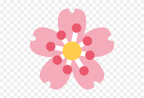 Эмодзи цветочек