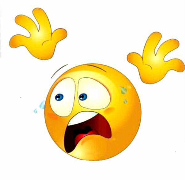 Смайлик испуг