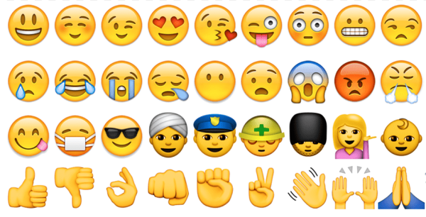 Стандартный набор смайлов