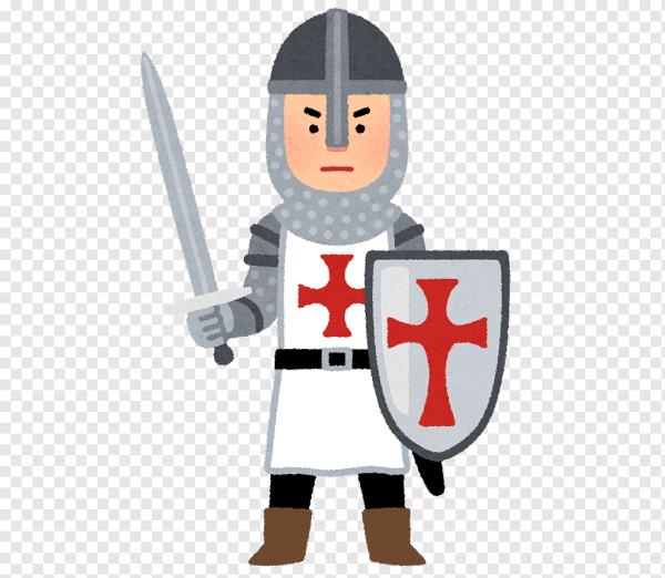 Крестоносец наклейка