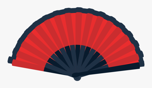 Веер рисунок