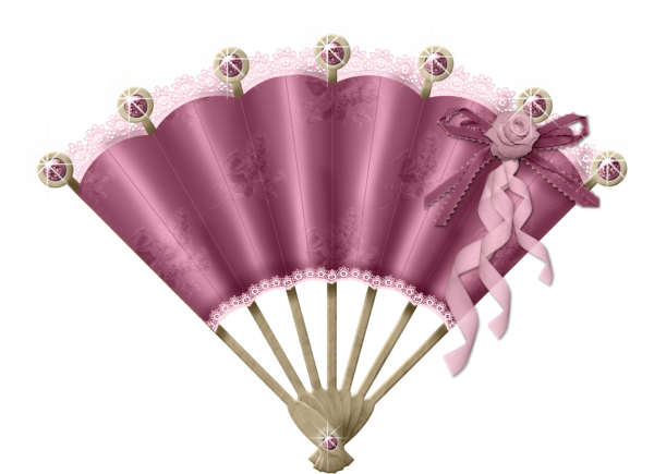 Веер винтажный