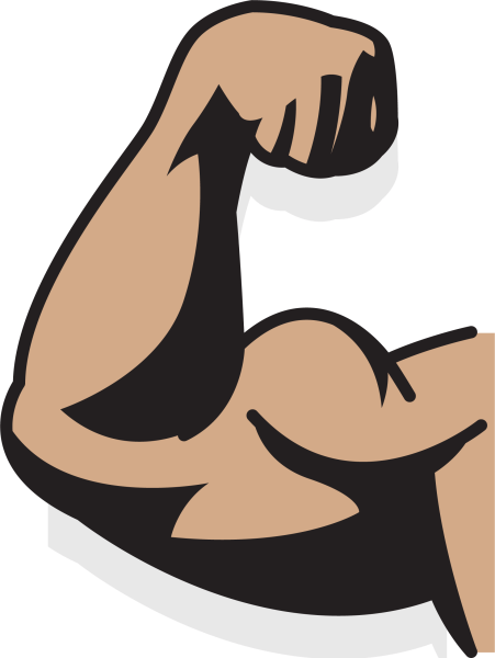 Сильные руки вектор