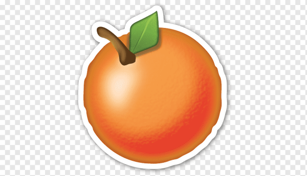 Апельсин стикер
