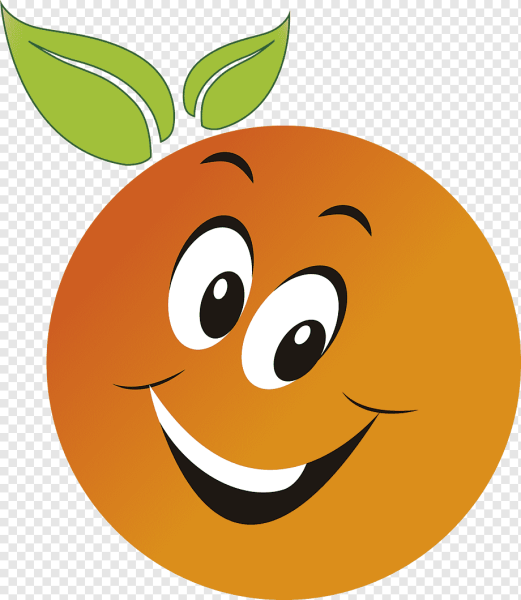 Апельсинки мультяшные