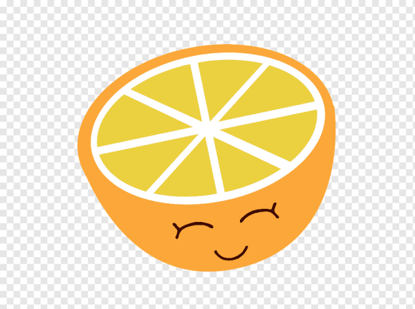 Апельсин мультяшный