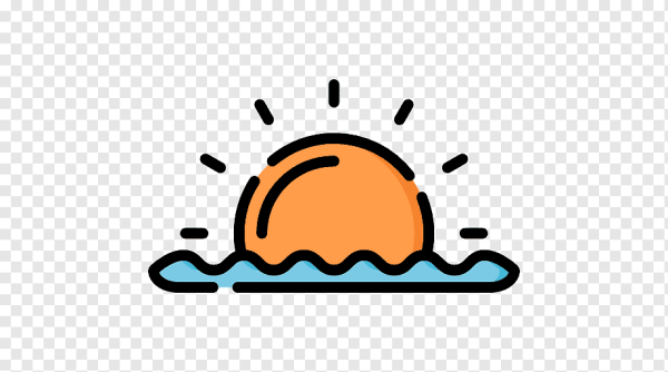 Смайл закат PNG