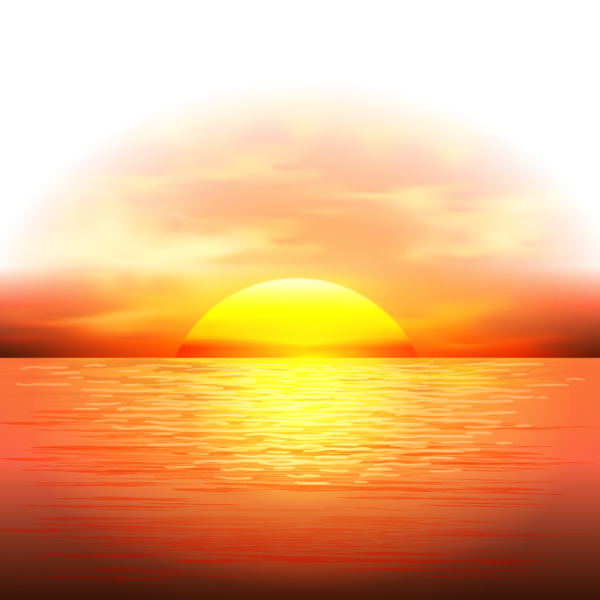 Восходящее солнце вектор