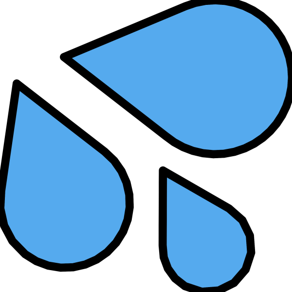 Стикер дождь