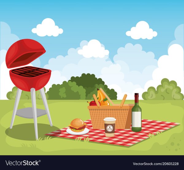 Пикник вектор