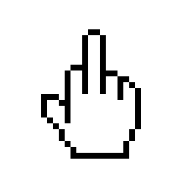 Курсор компьютерной мышки без фона