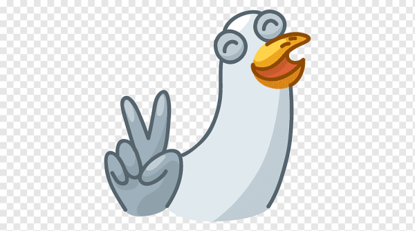 Стикеры телеграмм Чайка Сэм