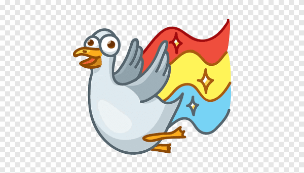 Чайка Сэм Стикеры ВК