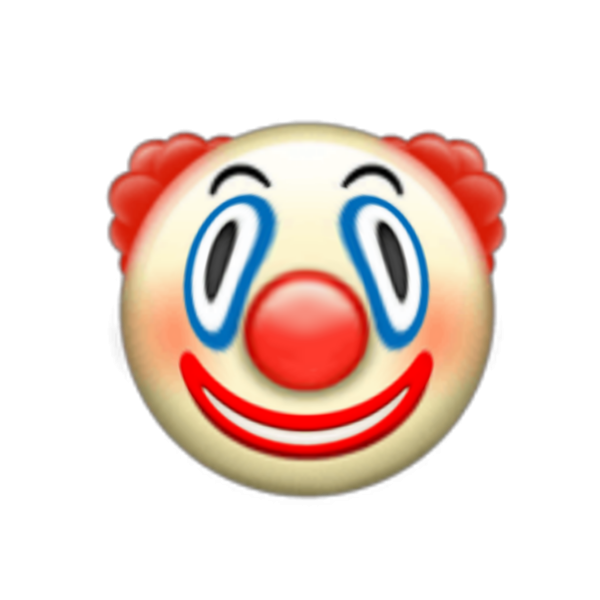 Клоун Emoji