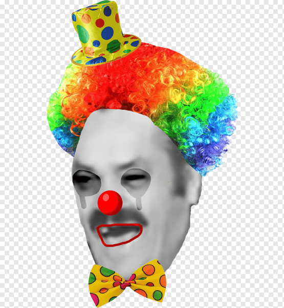 Клоун стикер