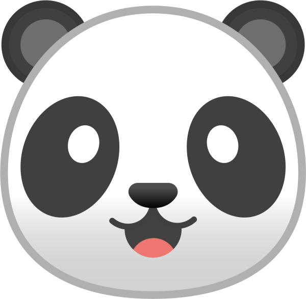 Лицо панды