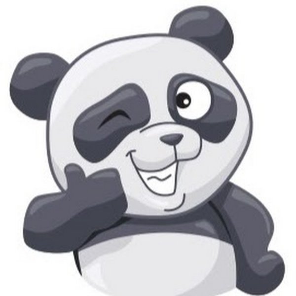 Стикеры панды из вотсапа