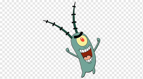 Планктон на белом фоне