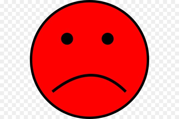 Красный смайлик