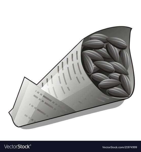 Кулек для семечек без фона