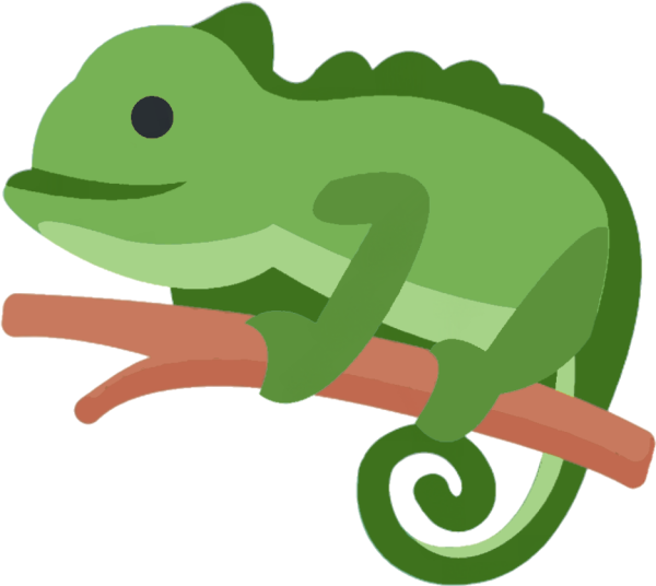 ЭМОДЖИ хамелеон