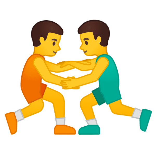 Борьба эмодзи PNG