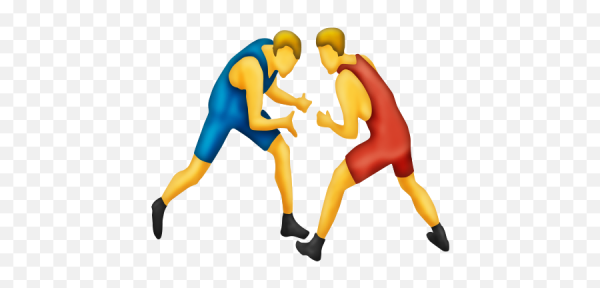 Эмодзи борцы