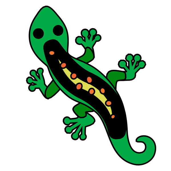 Ящерица ЭМОДЖИ