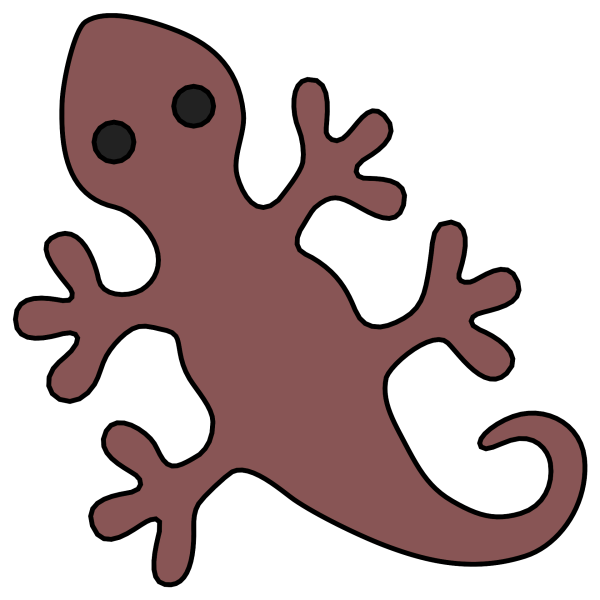 Ящерица ЭМОДЖИ