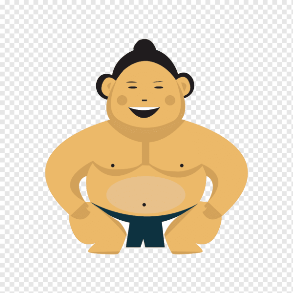 Сумоист мультяшный