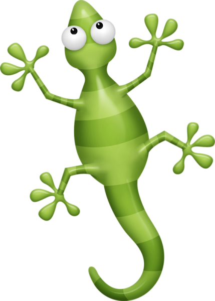 Ящерка мультяшный