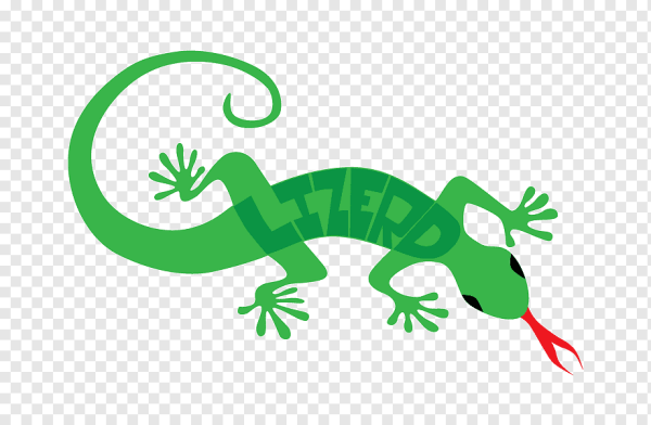 Ящерка стикер