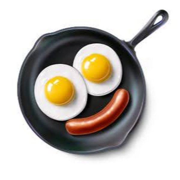 Смайл из яичницы