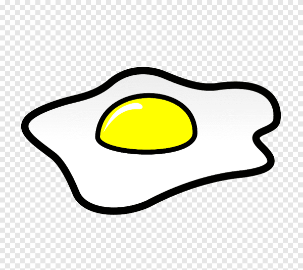 Яичница мультяшная