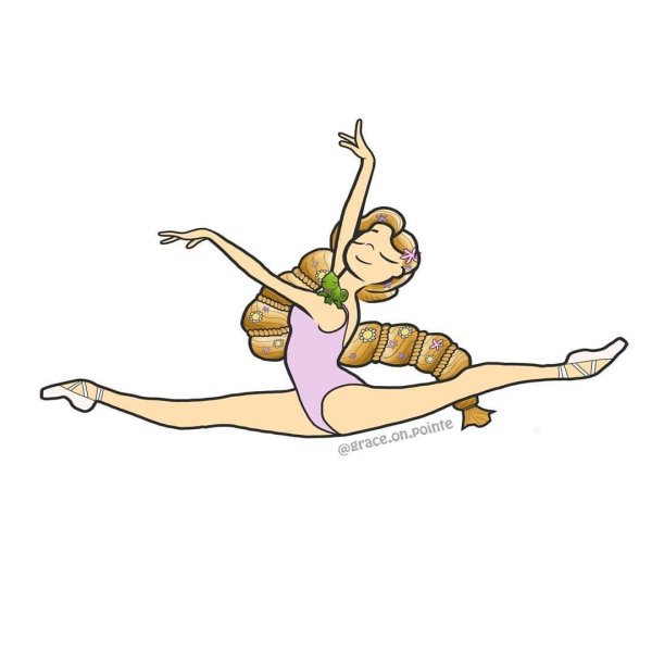 Нарисовать девушку на шпагате